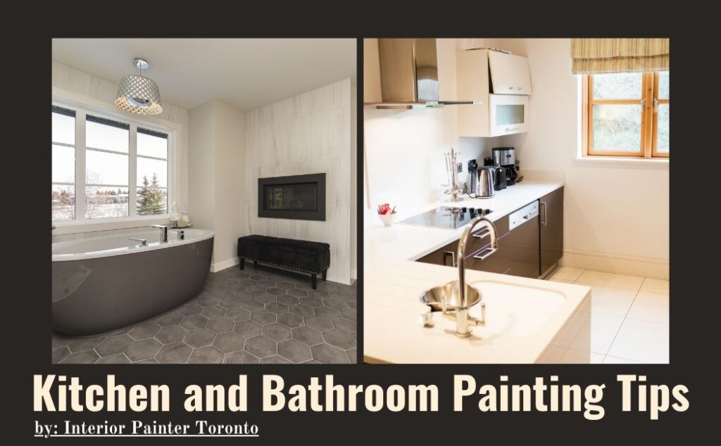 Interior painter for kitchen and bathroom