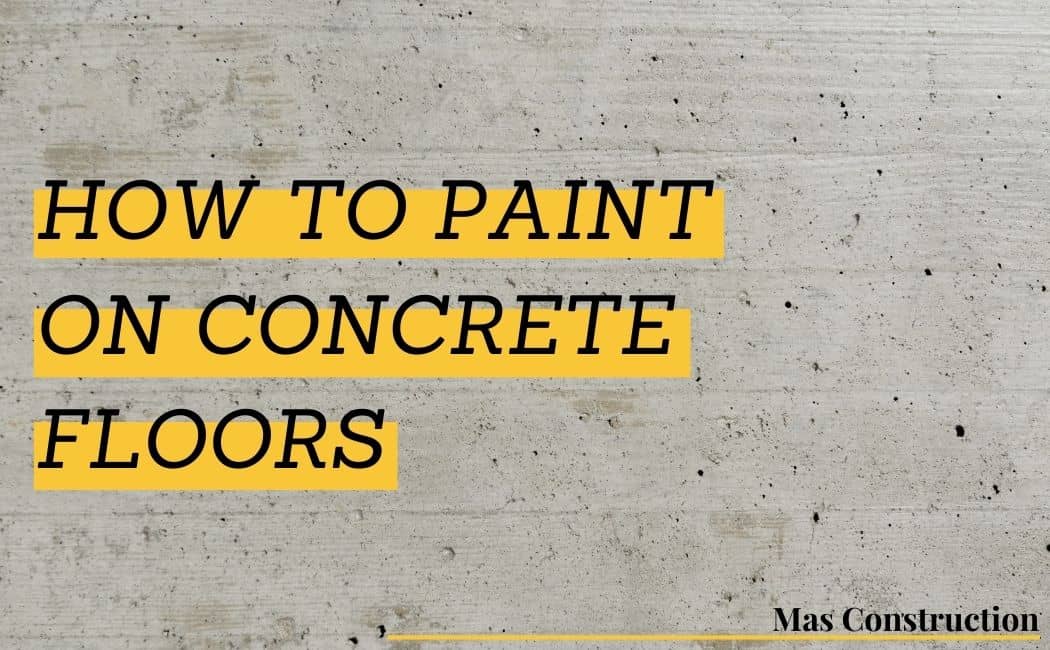 Concrete Floors painting by Painters in Markham